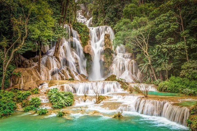 Day Trip to Kuang Si Waterfalls - Mekong River cruises: the calm contrast you will feel all day