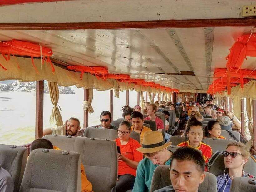 From Chiang Mai: Slow Boat to Luang Prabang 3 days/2 nights - Day 2 slow boat: Huay Xai to Pak Beng in about 11 hours