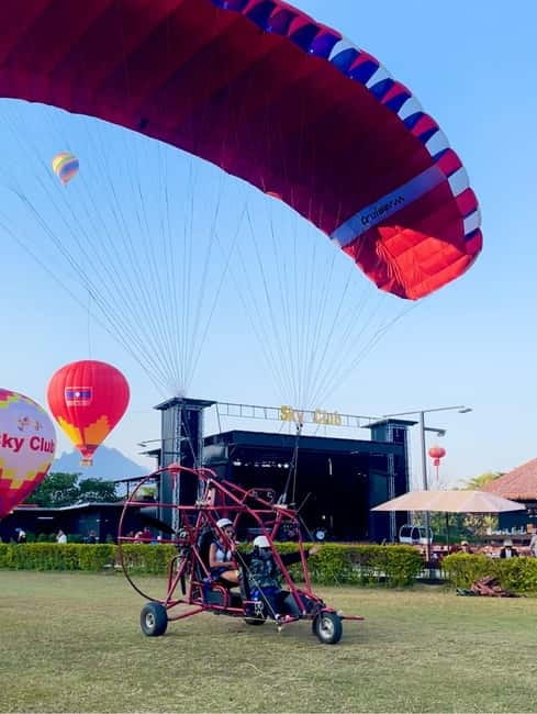 Hot Air Balloon in VangVieng pick up-drop off - Hotel pickup in Vang Vieng City: what to expect on the day