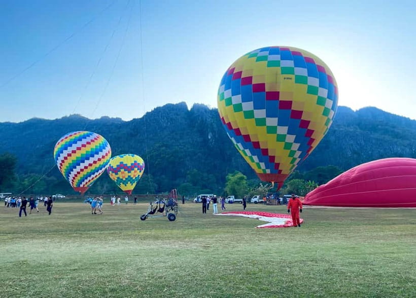 Hot Air Balloon in VangVieng pick up-drop off - Group size: why private or small groups feel calmer