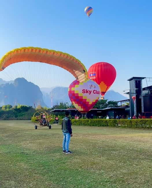Hot Air Balloon in VangVieng pick up-drop off - The $176 question: does a 30-minute balloon ride offer real value
