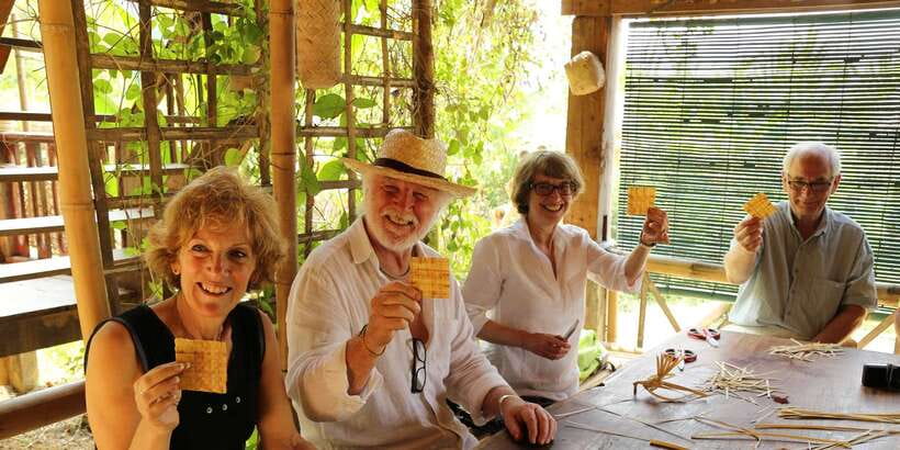 Luang Prabang: Bamboo Weaving Workshop & Cooking Class - Cooking with bamboo shoots: soup, banana leaf steaming, and more