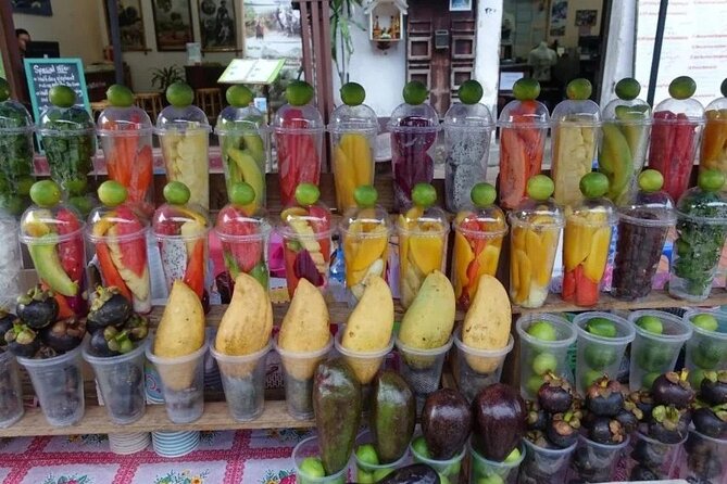Luang Prabang Evening Food Tour by Tuk-Tuk - Starting near Wat Xiengthong before the food takes over