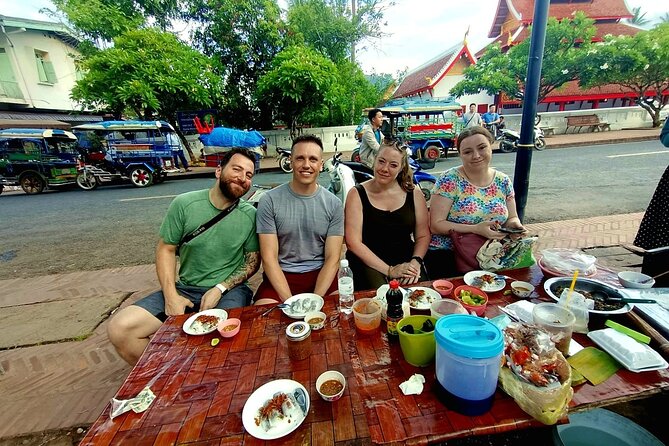 Luang Prabang Foodie Walking Tour and Monk Blessing - Wat Sensoukharam: Buddhist Traditions and a Monk Blessing