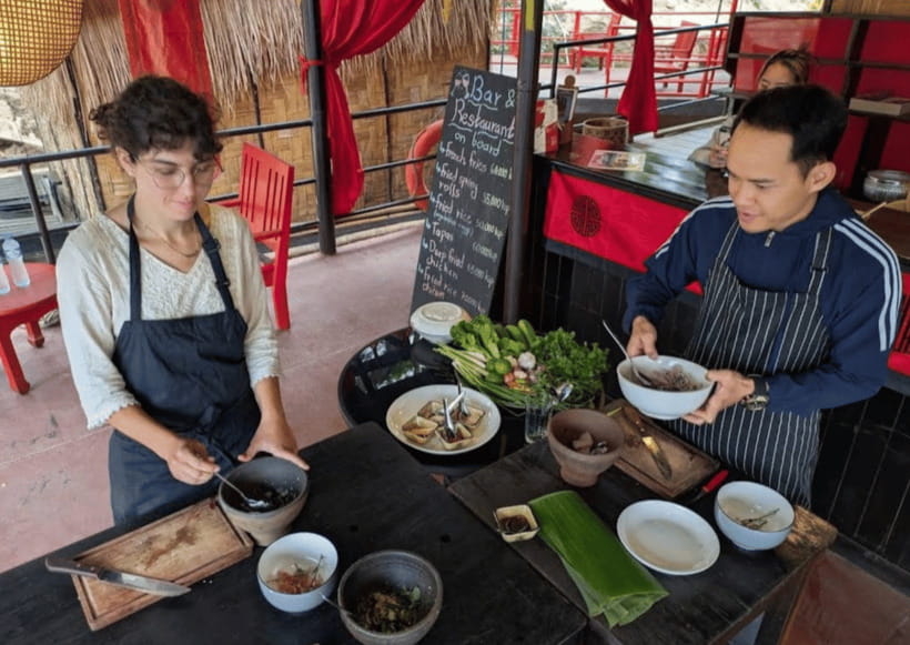 Luang Prabang: Mekong River Cooking Class with Hotel Pickup - What to bring, wear, and handle, so the boat part stays comfortable
