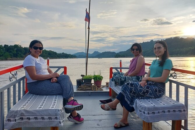 Luang Prabang Mekong Sunset Cruise and Hot Pot Dinner - From Joma Bakery to the Royal Palace jetty