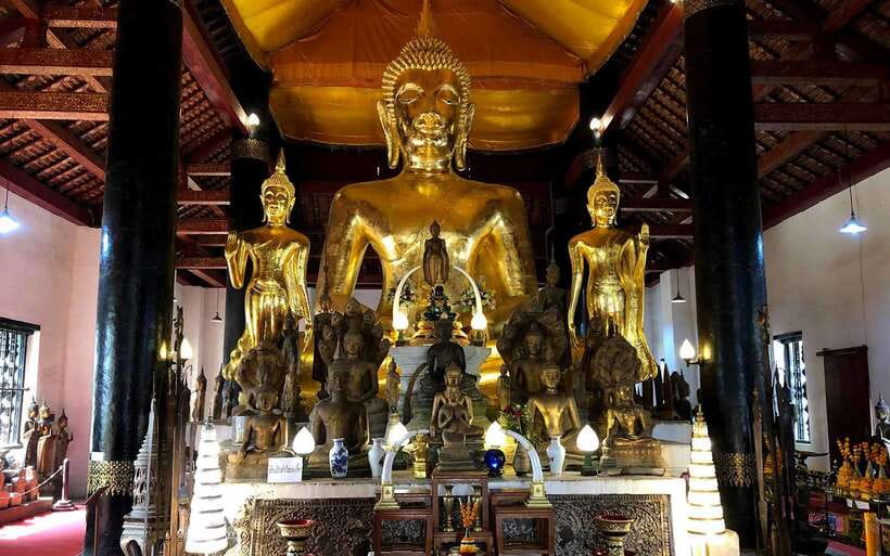 Luang Prabang Private Full-Day Tour and Lunch - Night Market wrap-up: handmade textiles and a final look at the city