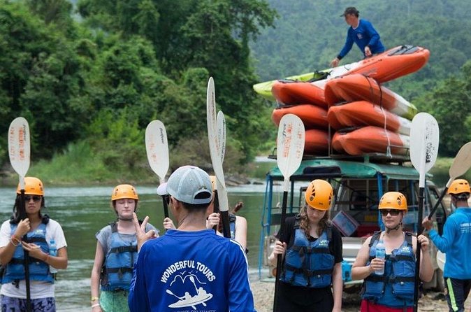 One Day Kayaking, Zipline and Tubing In Cave from Vang Vieng - Tham Nam Water Cave Tubing and the Included Picnic Lunch