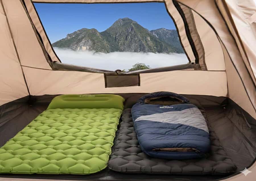 Overnight Camping At nong khiaw view point, 360 view - Sleeping Under Stars: Tent Comfort Levels and What to Expect
