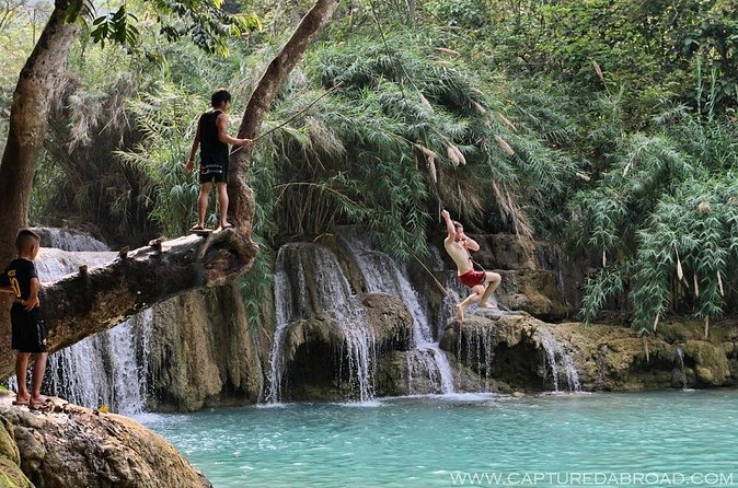 Pak Ou Caves and Kuang Si Fall Day Tour - The rural village and rice wine: where the day gets human