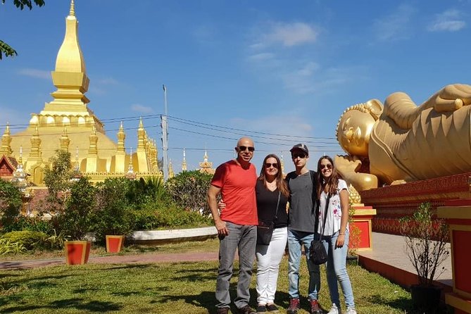 Private Tour: Vientiane City Tour Full Day with Buddha Park - Vat That Khao near the sacred area: calmer pacing before Buddha Park