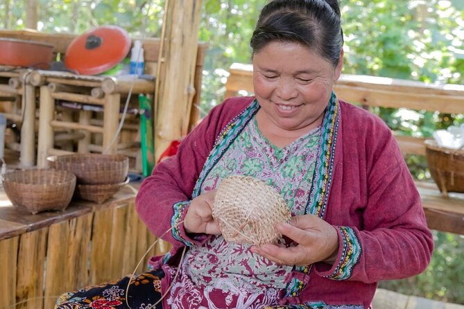 The Namkhan - Traditional Lao Bamboo Weaving - Welcome drink, garden walk, and a calm start