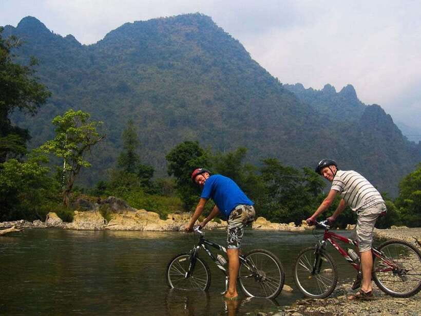 Vang Vieng: Blue Lagoon and Countryside Bike Tour with Lunch - A 7-hour bike day that links caves, villages, and Blue Lagoon One