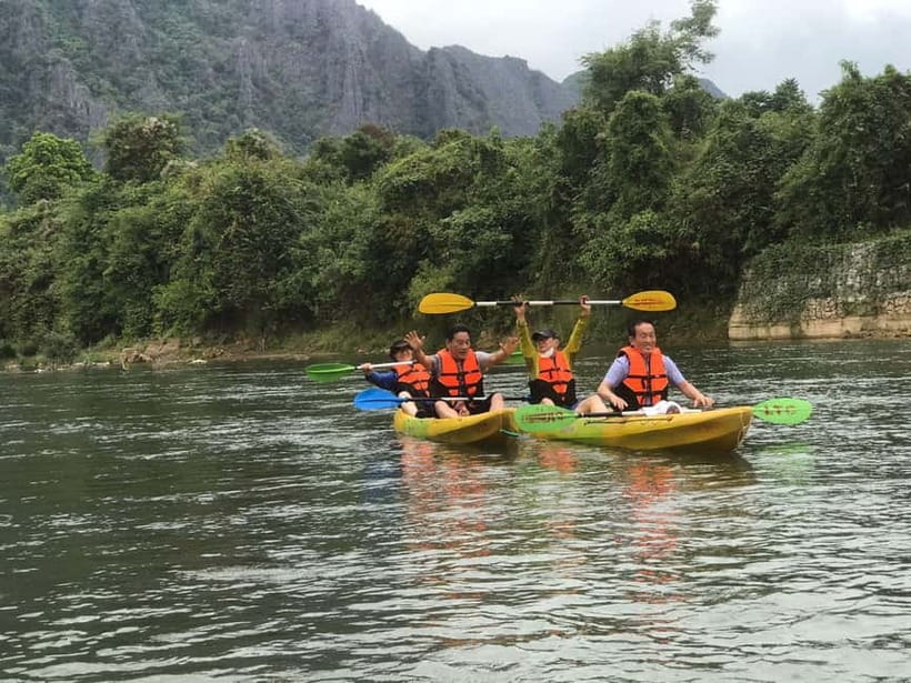 Vang Vieng: Day Tour with Kayaking, Ziplining, and Rafting - A full-day combo that actually moves: water, cave, zipline, and a lagoon swim