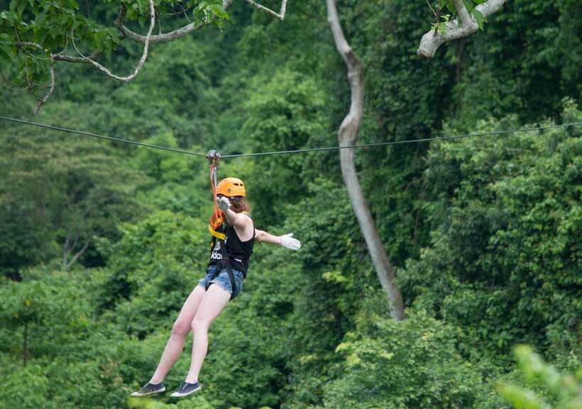 Vang Vieng: Half-Day Zip Lining with Cave Exploration Option - Key points before you go