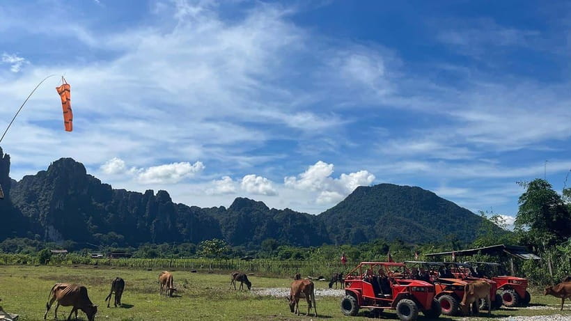 Vang Vieng: Hot Air Balloon and Go Kart Ride - After landing: the flight certificate, coffee, and champagne details