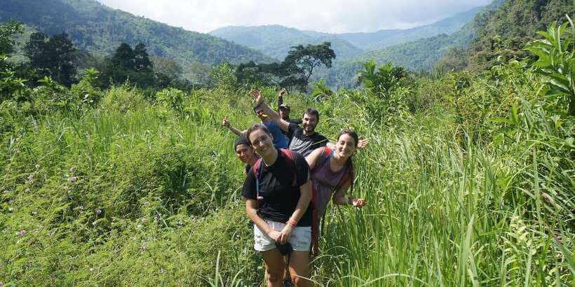Vang Vieng: Jungle & Caves Full-Day Private Trekking Tour - Tham Hok Cave: Stalactites, Stalagmites, and Cave Comfort