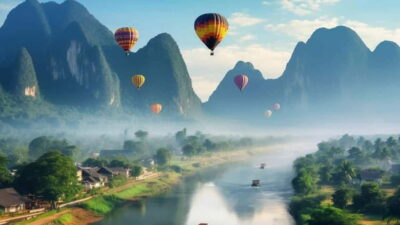Longtail boat&Hot Air Balloon&hotel pick-up