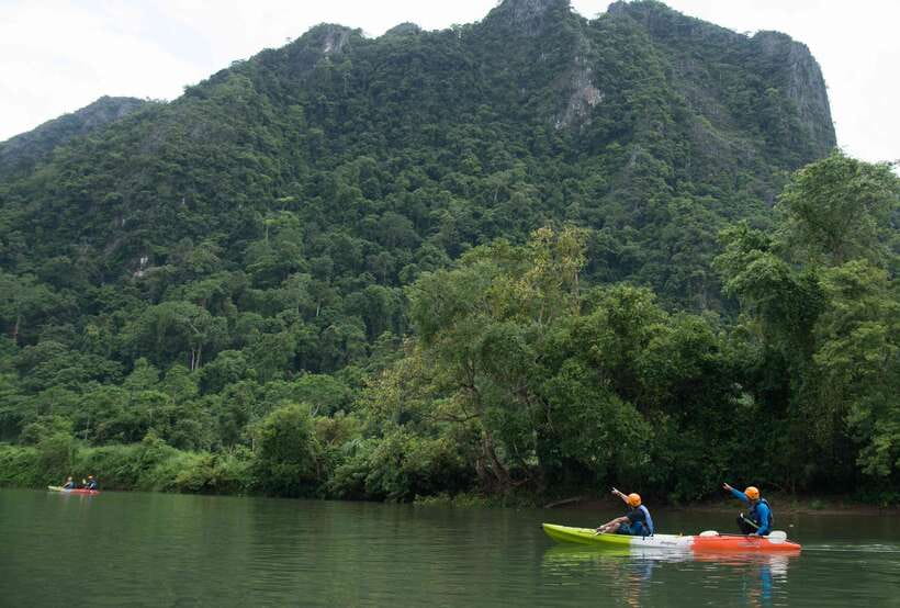 Vang Vieng: Nam Song River Kayak Tour - Getting There: Pickup in Vang Vieng to Ban. Viengsamai