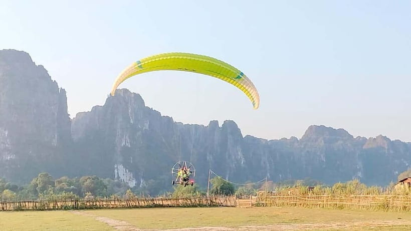 Vang Vieng: Paragliding Experience with Hotel Pickup - Hotel Pickup in Vang Vieng City: Door-to-Door Convenience