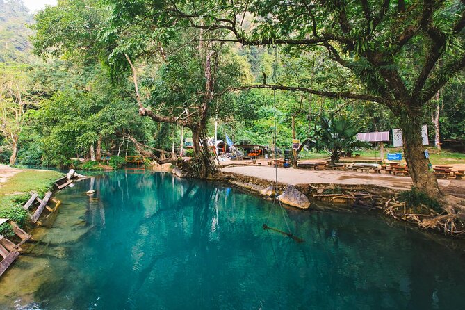 Vang Vieng Tour B - Nam Xay Viewpoint Hike & Blue Lagoon 1 Tour - Blue Lagoon 1 and Phu Kham Cave: relax, swim, then switch gears