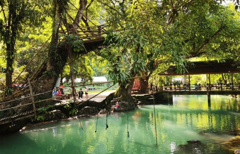 Vang Vieng:Zipline,Water Cave,Tham Chang,Kayak,Blue Lagoon 3 - Pickup, Tuk-Tuk Ride, and How to Start the Day Right